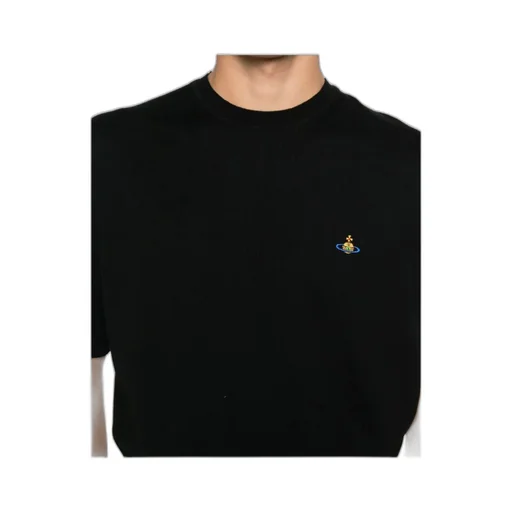 Logo-Embroidered Short-Sleeve Sweater
