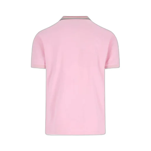 Short Sleeved Orb-Embroidered Polo Shirt