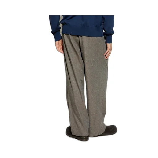 Asymmetric Fastened Straight Leg Trousers