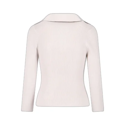 Orb Embroidered Knitted Polo Top