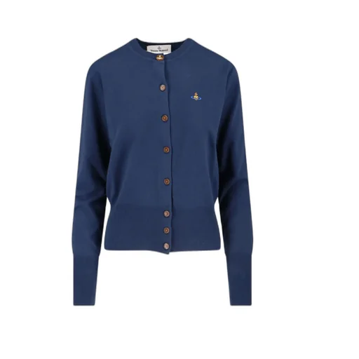 Orb Embroidered Knitted Cardigan
