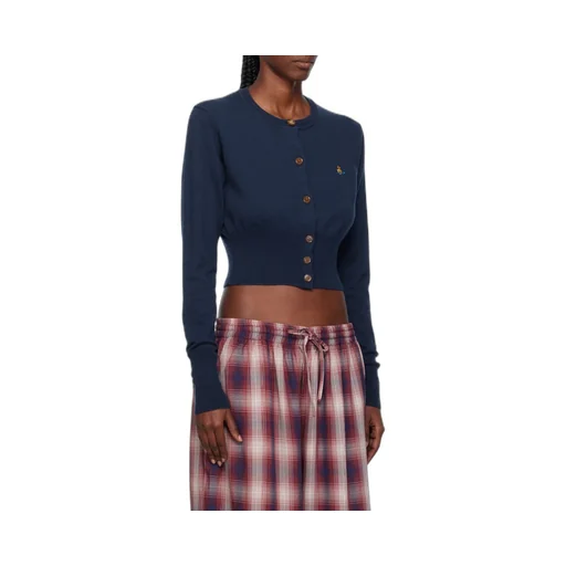 Orb Buttoned Long-Sleeved Cardigan