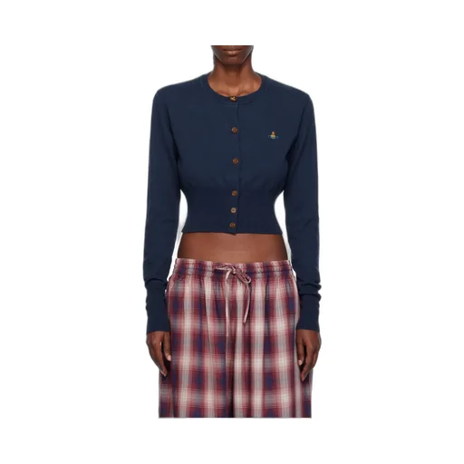 Orb Buttoned Long-Sleeved Cardigan