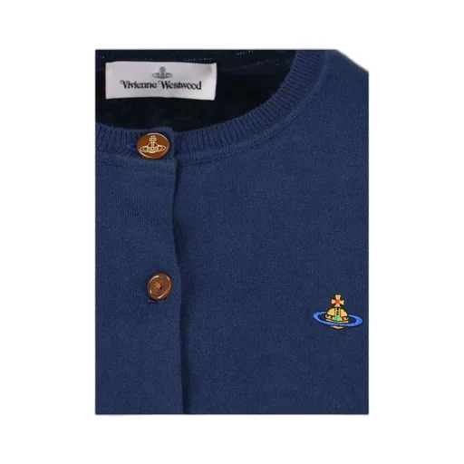 Orb Buttoned Long-Sleeved Cardigan
