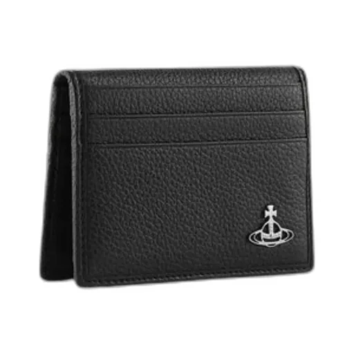 Orb-Plaque Bi-Fold Wallet