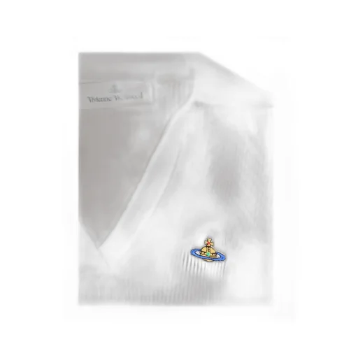 Orb Embroidered Knitted Polo Top