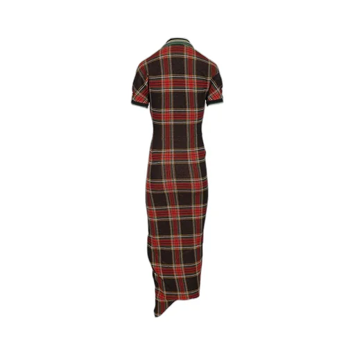 Checked Pulling Dress