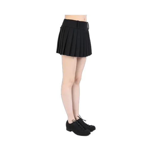 Pleated Mini Skirt