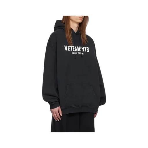 Logo Printed Drawstring Hoodie