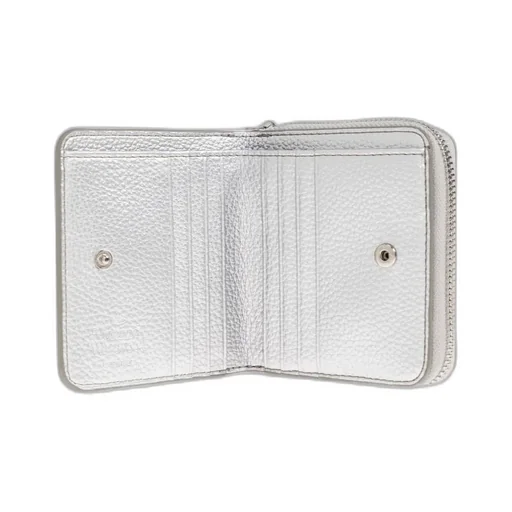 Logo Plaque Zip-Around Wallet