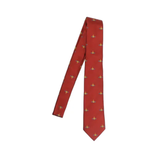 Orb-Embroidered Tie