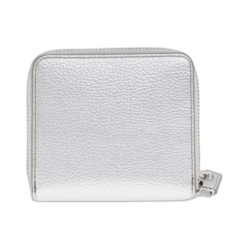 Logo Plaque Zip-Around Wallet