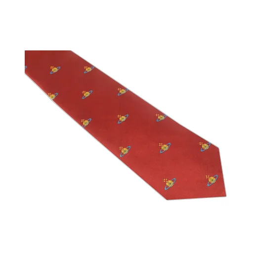 Orb-Embroidered Tie