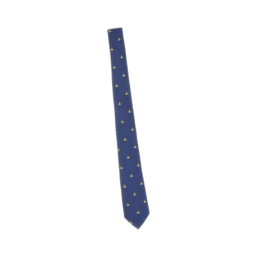 Orb-Embroidered Tie