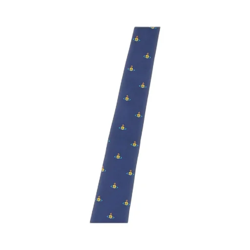 Orb-Embroidered Tie