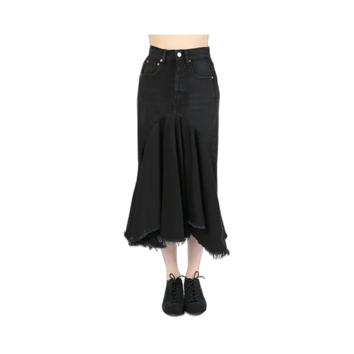 Denim Midi Skirt