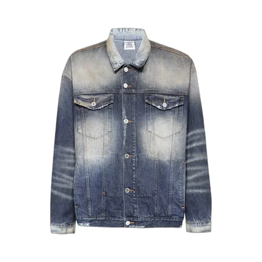 Long-Sleeved Denim Coat