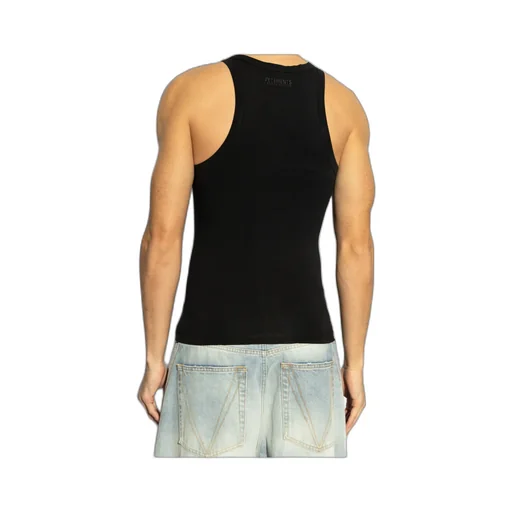 Logo-Embroidered Stretch-Cotton Tank Top