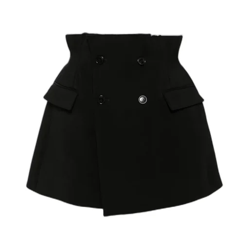 Button Detailed Skirt