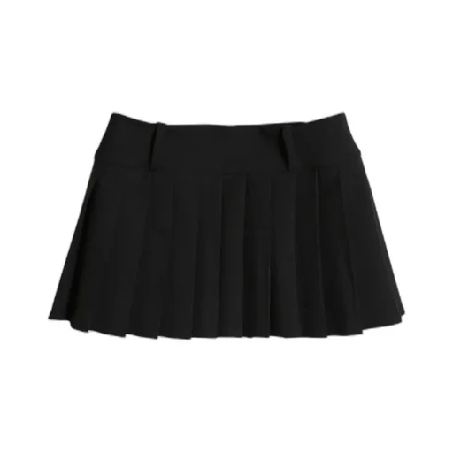 Pleated Mini Skirt