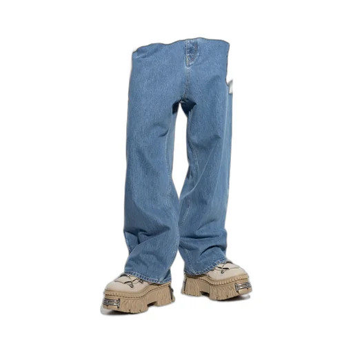 High-Waisted Baggy Jeans