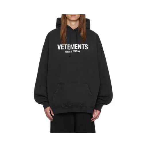 Logo Printed Drawstring Hoodie