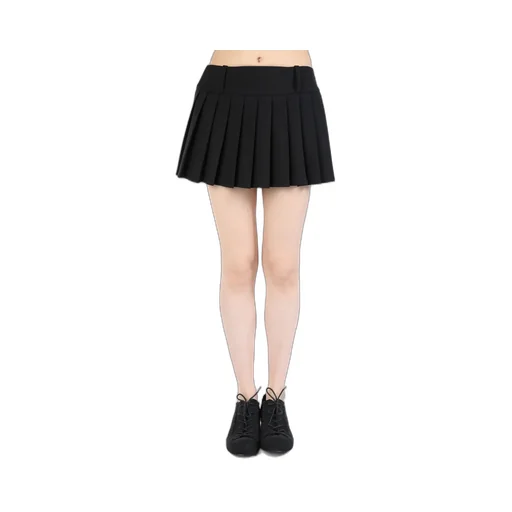 Pleated Mini Skirt