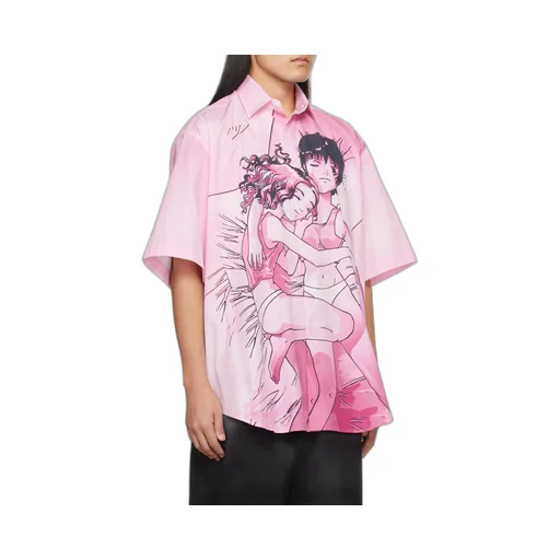 Graphic Print Cotton Shirt