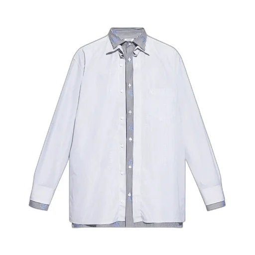 Striped Layered Long-Sleeve Shirt