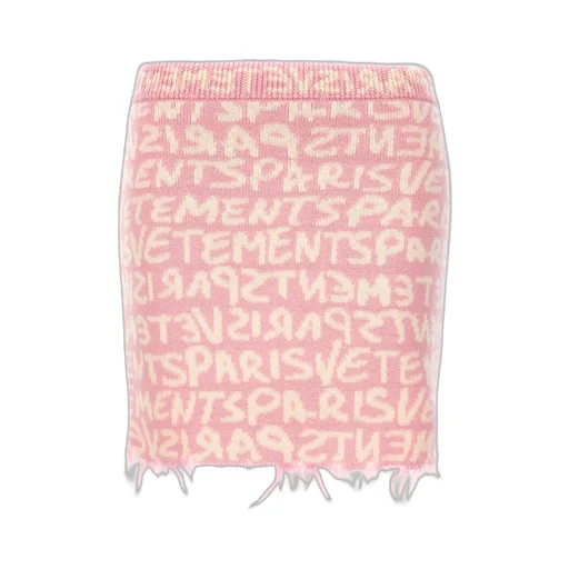 Graffiti Monogram Mini Skirt