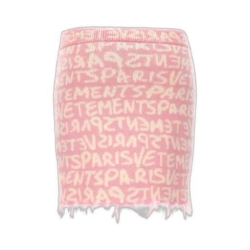 Graffiti Monogram Mini Skirt