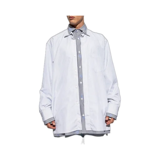 Striped Layered Long-Sleeve Shirt