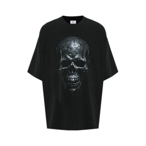 Skull Printed Oversized T-Shirt