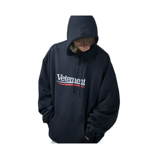 Logo Printed Drawstring Hoodie