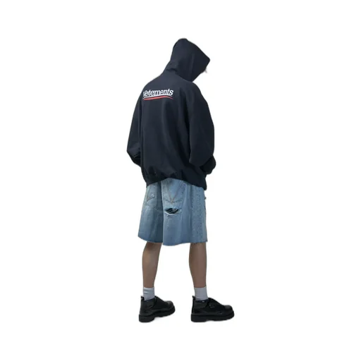 Logo Printed Drawstring Hoodie