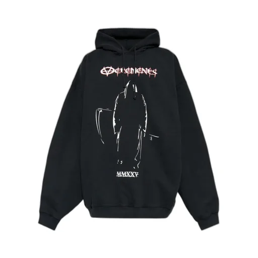 Graphic-Print Cotton Hoodie