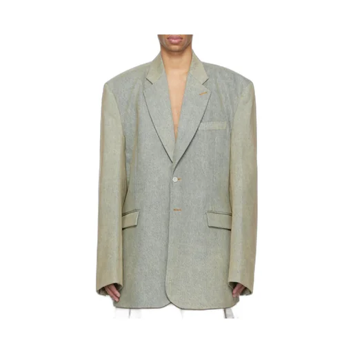 Single Breasted Denim Tailored Blazer
