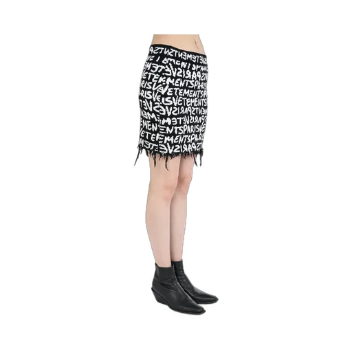 Paris Monogram Mini Skirt