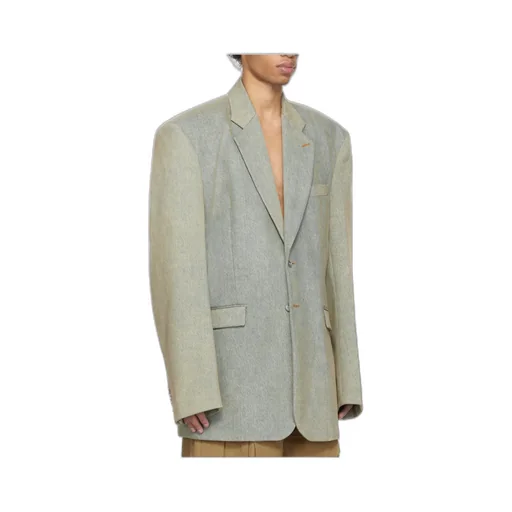 Single Breasted Denim Tailored Blazer