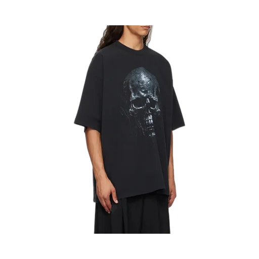 Skull Printed Oversized T-Shirt