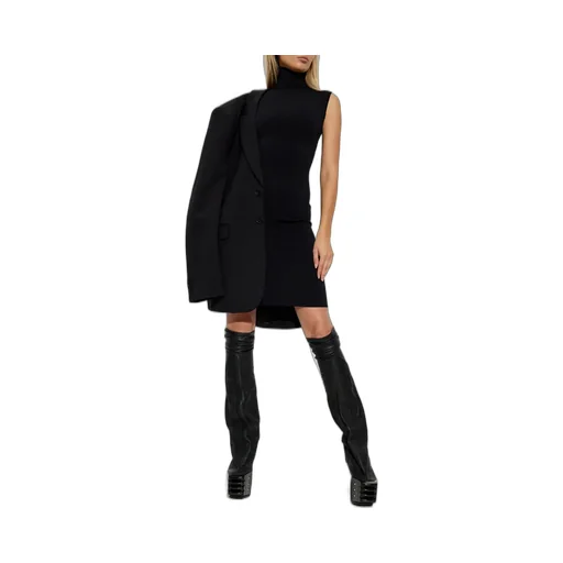 Turtleneck Sleeveless Dress