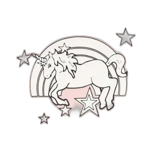 Unicorn Print Cotton T-Shirt