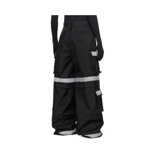 Stitching Details Tooling Casual Pants