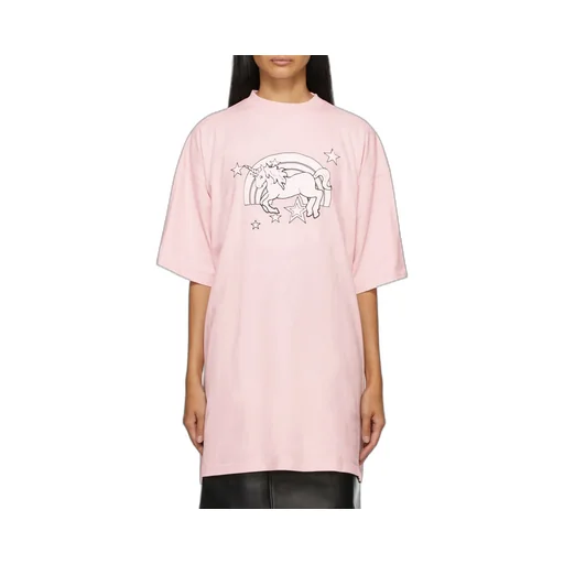 Unicorn Print Cotton T-Shirt