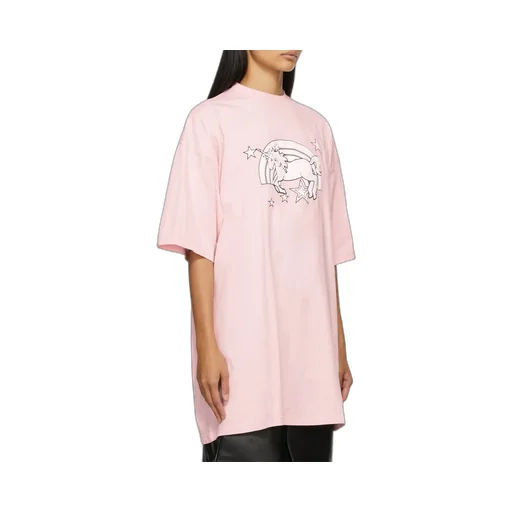 Unicorn Print Cotton T-Shirt