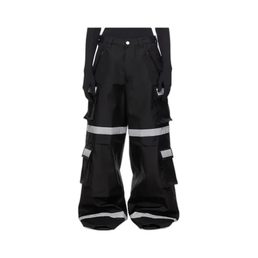 Stitching Details Tooling Casual Pants