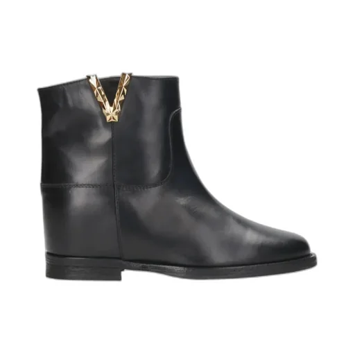 Split Detail Short Boots