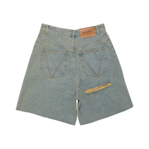 Destroyed Denim Shorts