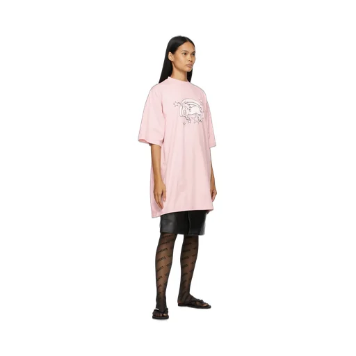 Unicorn Print Cotton T-Shirt