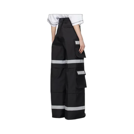Stitching Details Tooling Casual Pants